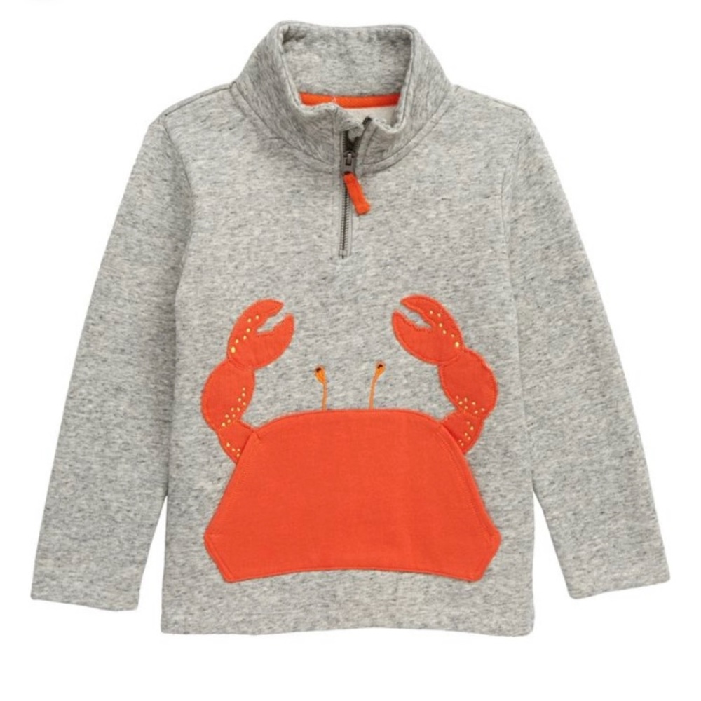 NWOT Boys Mini Boden Pullover Sweatshirt